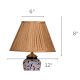 Beige Silk Pleated Empire Lampshade- B22 Holder